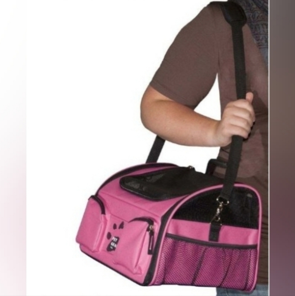 Dog Bike Basket - Pink